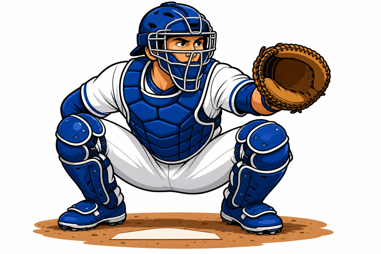 CATCHING CATCHER STANCE diagram