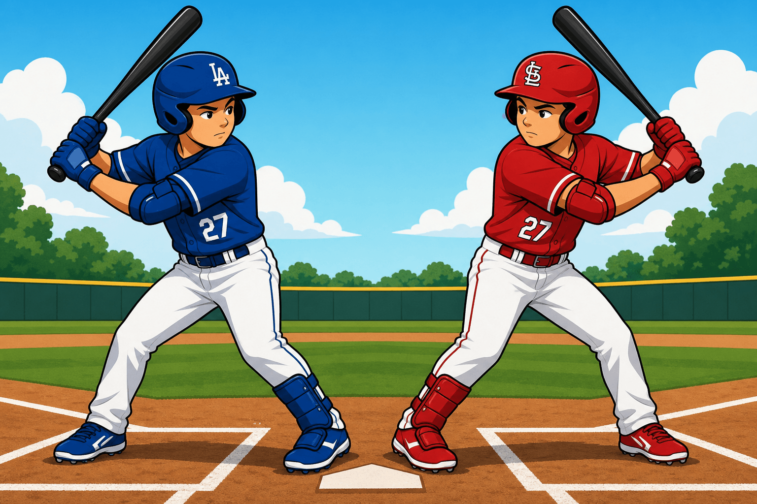 HITTING BALANCED STANCE diagram