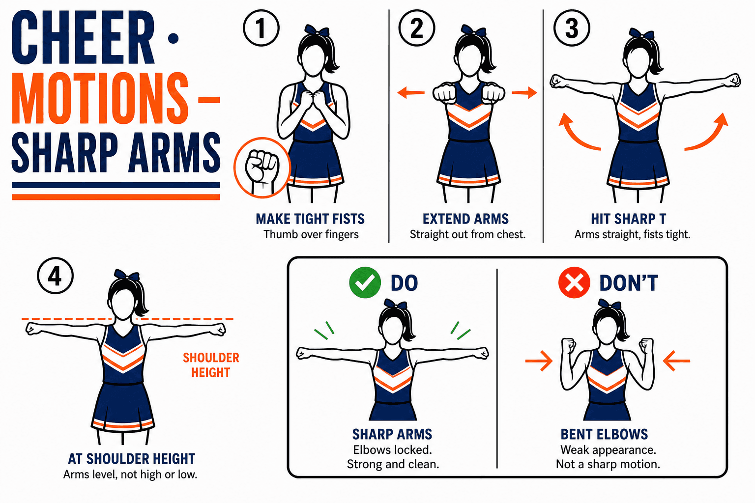 MOTIONS SHARP ARM PLACEMENT diagram