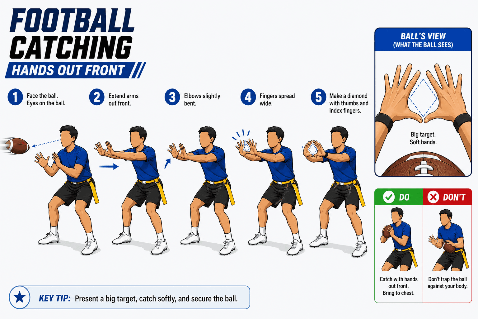 CATCHING HANDS OUT FRONT diagram
