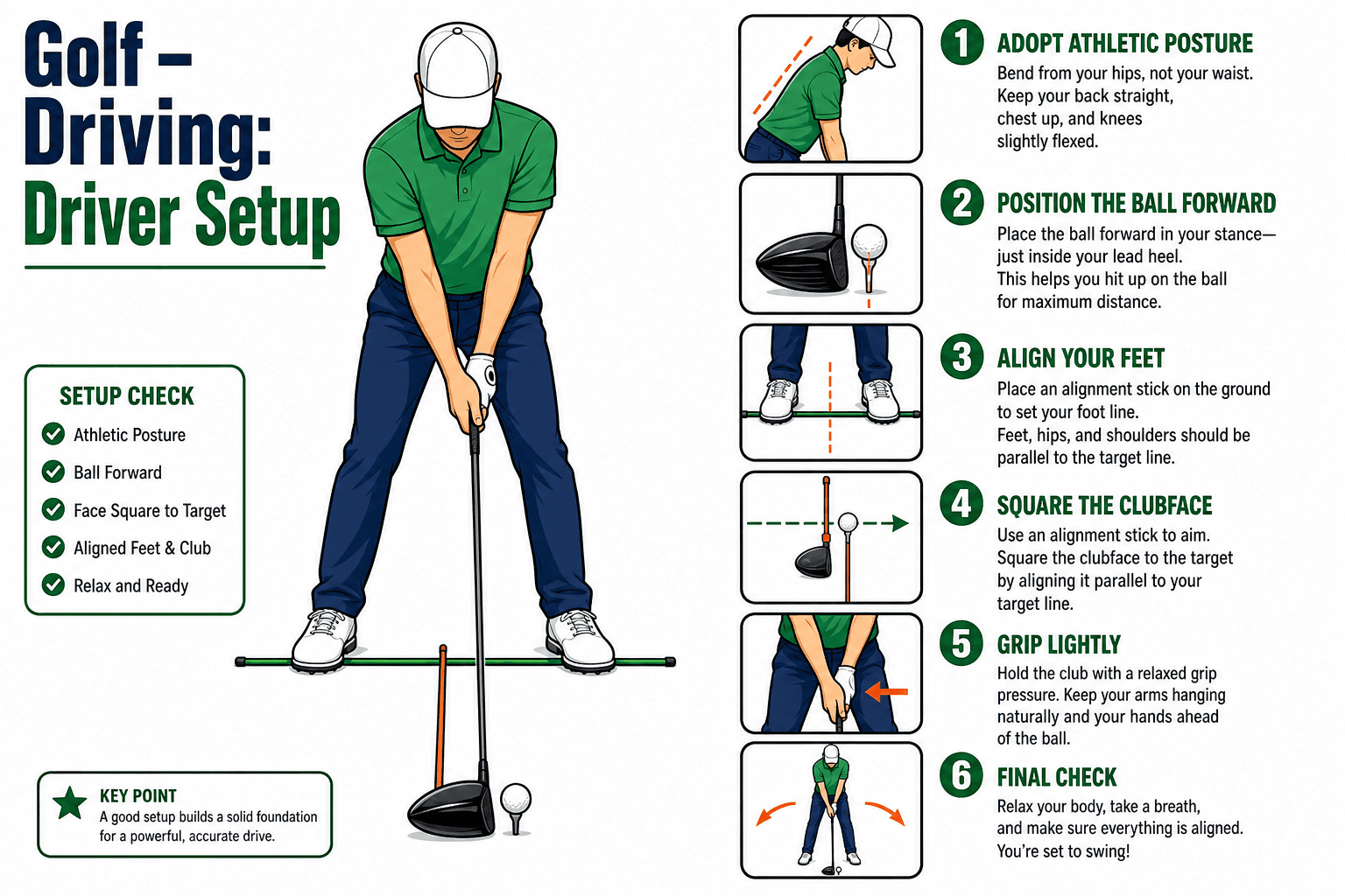 DRIVING DRIVER SETUP diagram
