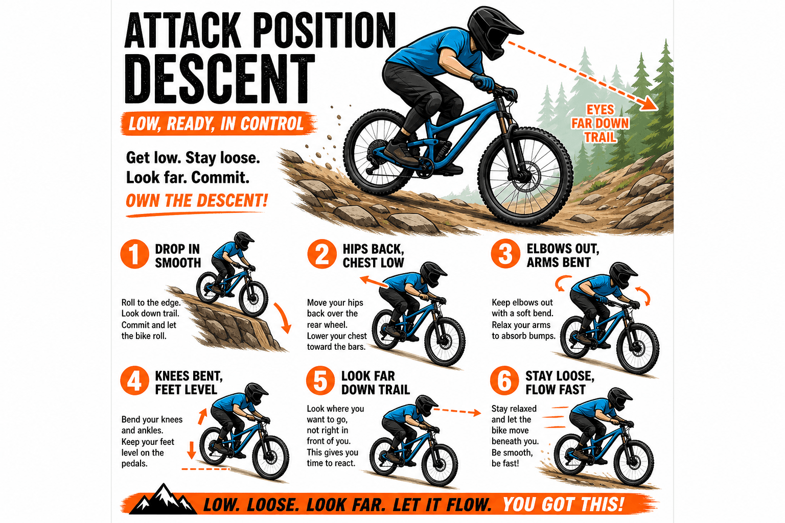 DESCENDING ATTACK POSITION DESCENT diagram