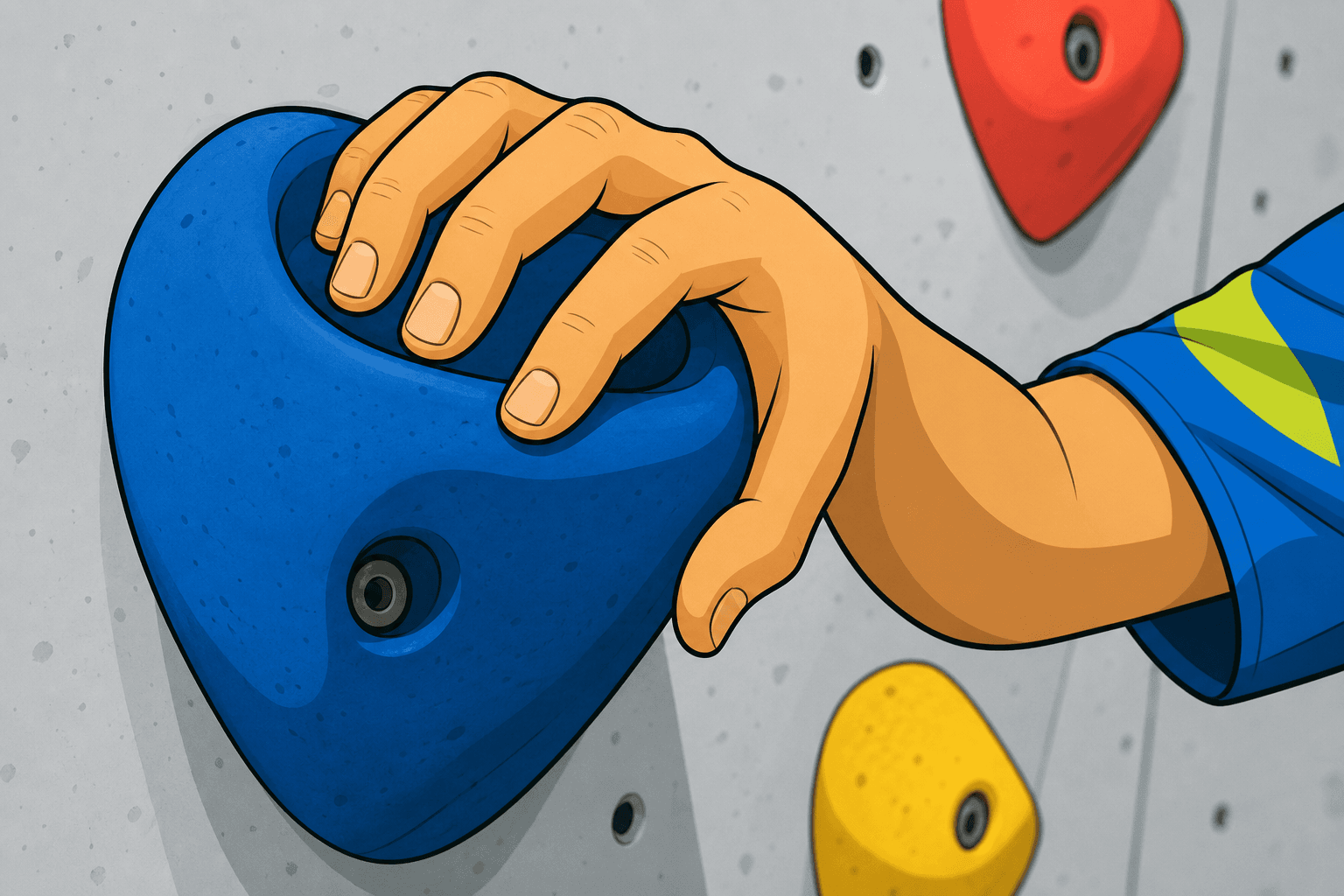 HANDHOLDS OPEN HAND GRIP diagram