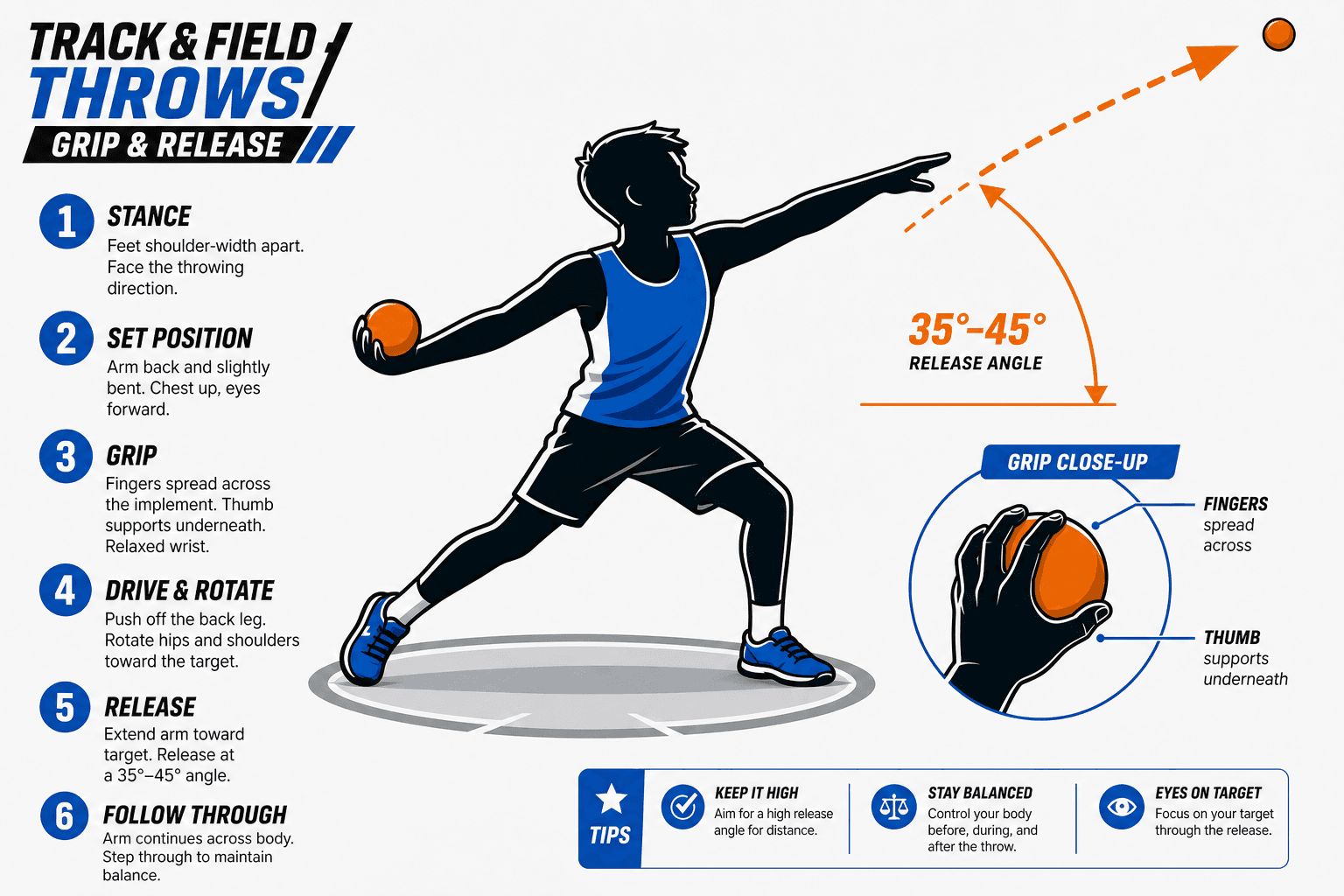 THROWS GRIP RELEASE diagram
