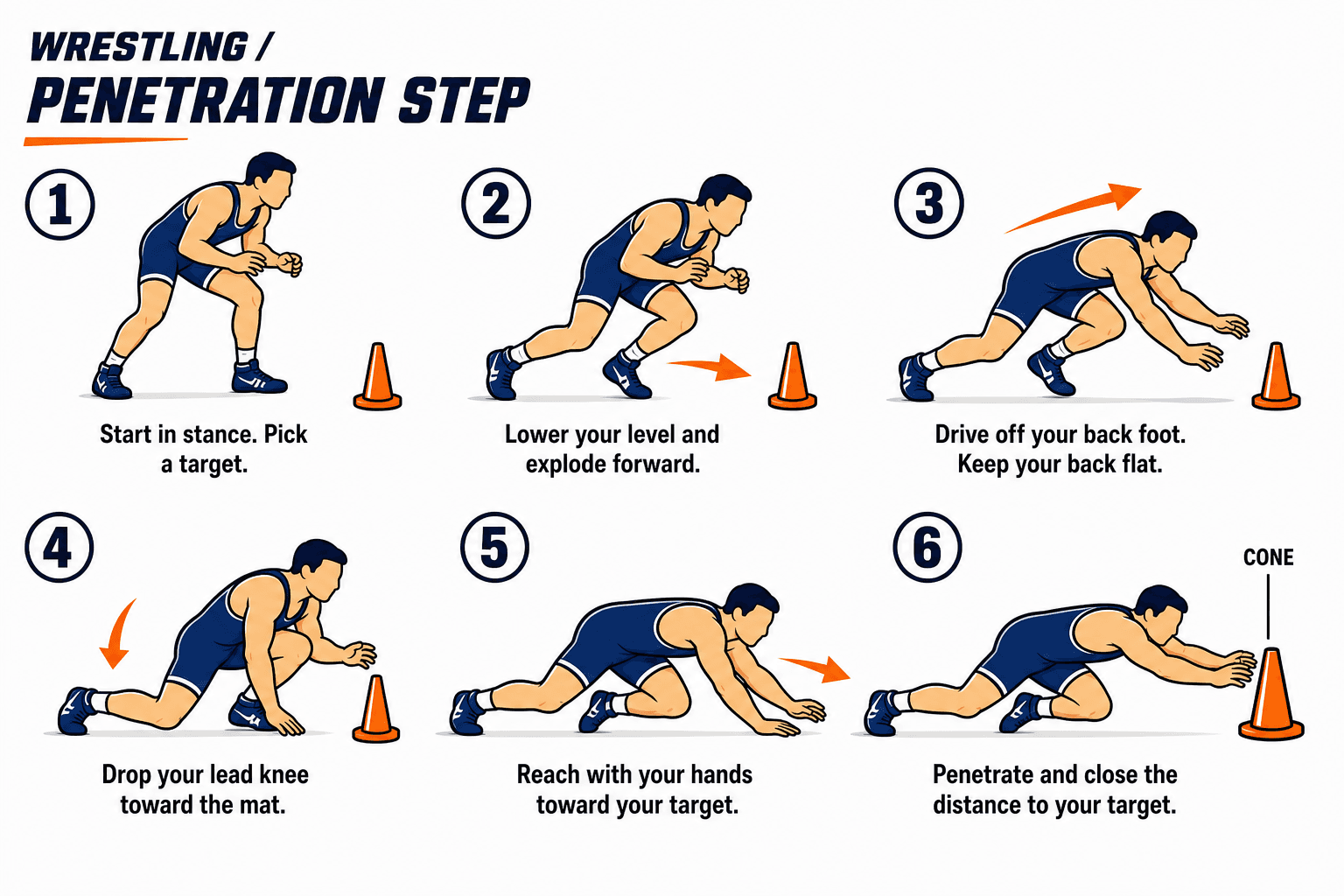 TAKEDOWNS PENETRATION STEP diagram